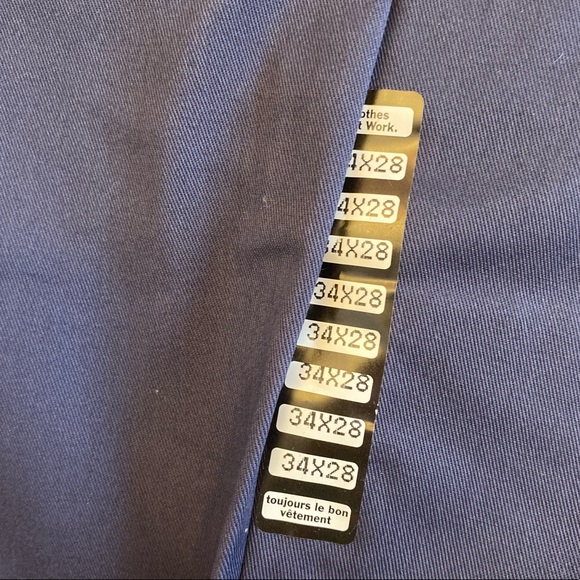 *NWT* 3 Mens work pants in navy Sz 34x28 - Picture 2 of 8